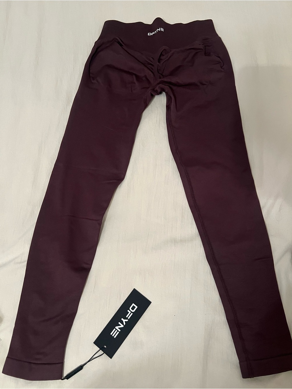 DFYNE Brown Seamless Active Set - Top & Leggings - Picture 4 of 5